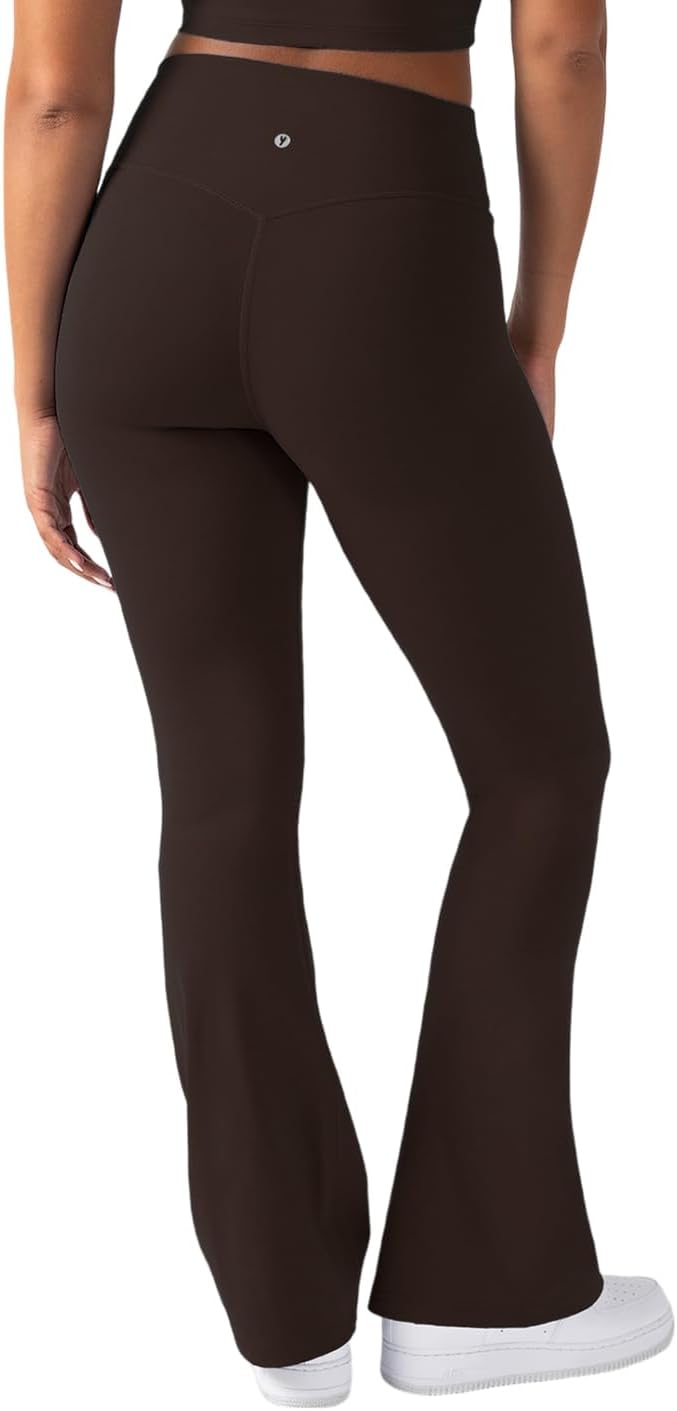 YITTY Active Women’s UltraLuxe Kick Flare High Waist Legging, Athleisure, 4-Way-Stretch