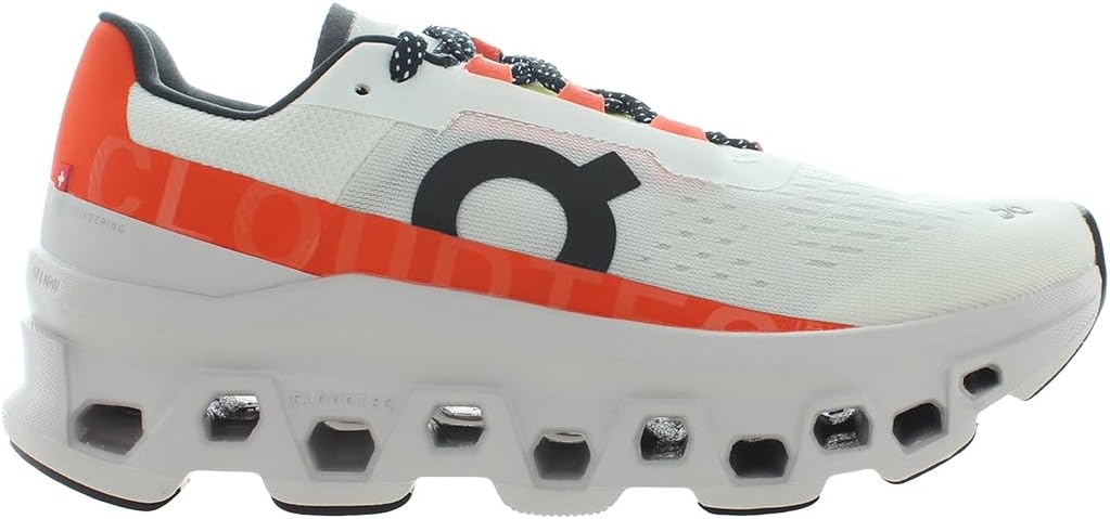 Women’s Cloudmonster (Undyed White/Flame)