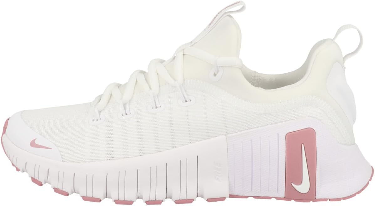 Nike Free Metcon 6 Women’s Workout Shoes (FJ7126-106, White/White/Elemental Pink) Size 8