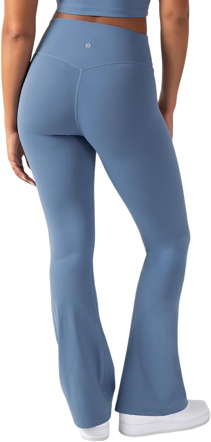 YITTY Active Women’s UltraLuxe Kick Flare High Waist Legging, Athleisure, 4-Way-Stretch