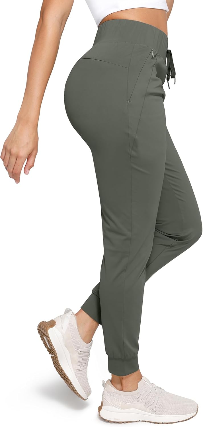 Cosmolle Womens Joggers with Pockets Ultra Soft Tapered Leg Joggers for Workouts and Running