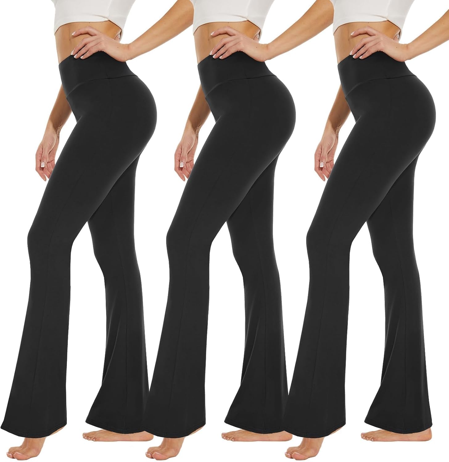 High Waisted Leggings for Women – Soft Athletic Tummy Control Yoga Pants for Cycling Dance Tights