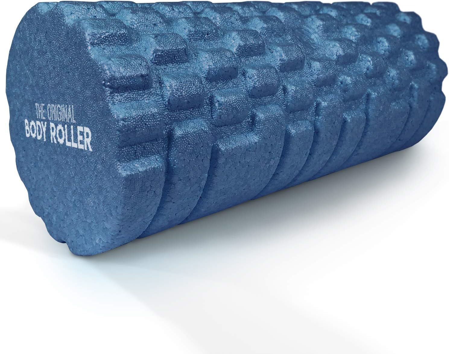 The Original Body Roller – High Density Foam Roller Massager for Deep Tissue Massage of The Back and Leg Muscles – Self Myofascial Release of Painful Trigger Point Muscle Adhesions – 13″ Blue