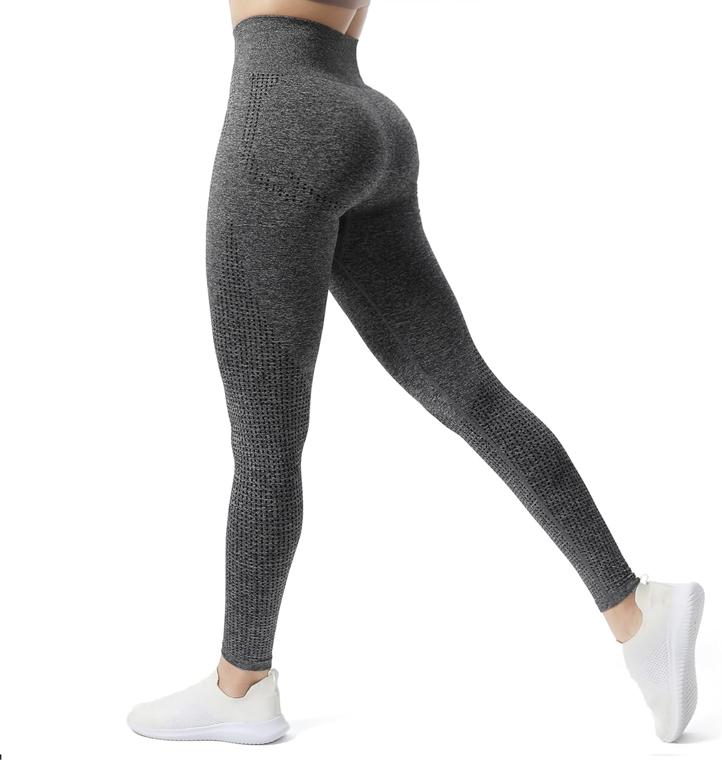 Aoxjox Women’s High Waist Workout Gym Vital Seamless Leggings Yoga Pants