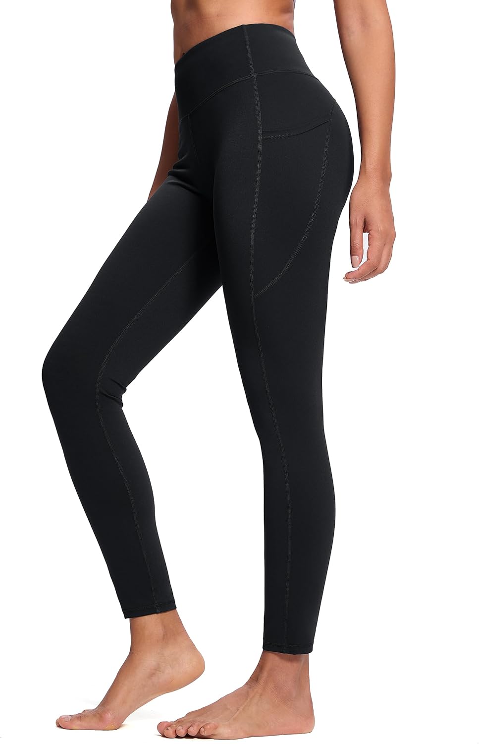 SEVEGO Tall Women’s 30″/32″/34″/36″ Yoga Leggings High Waist Workout Activewear Pants with Pockets