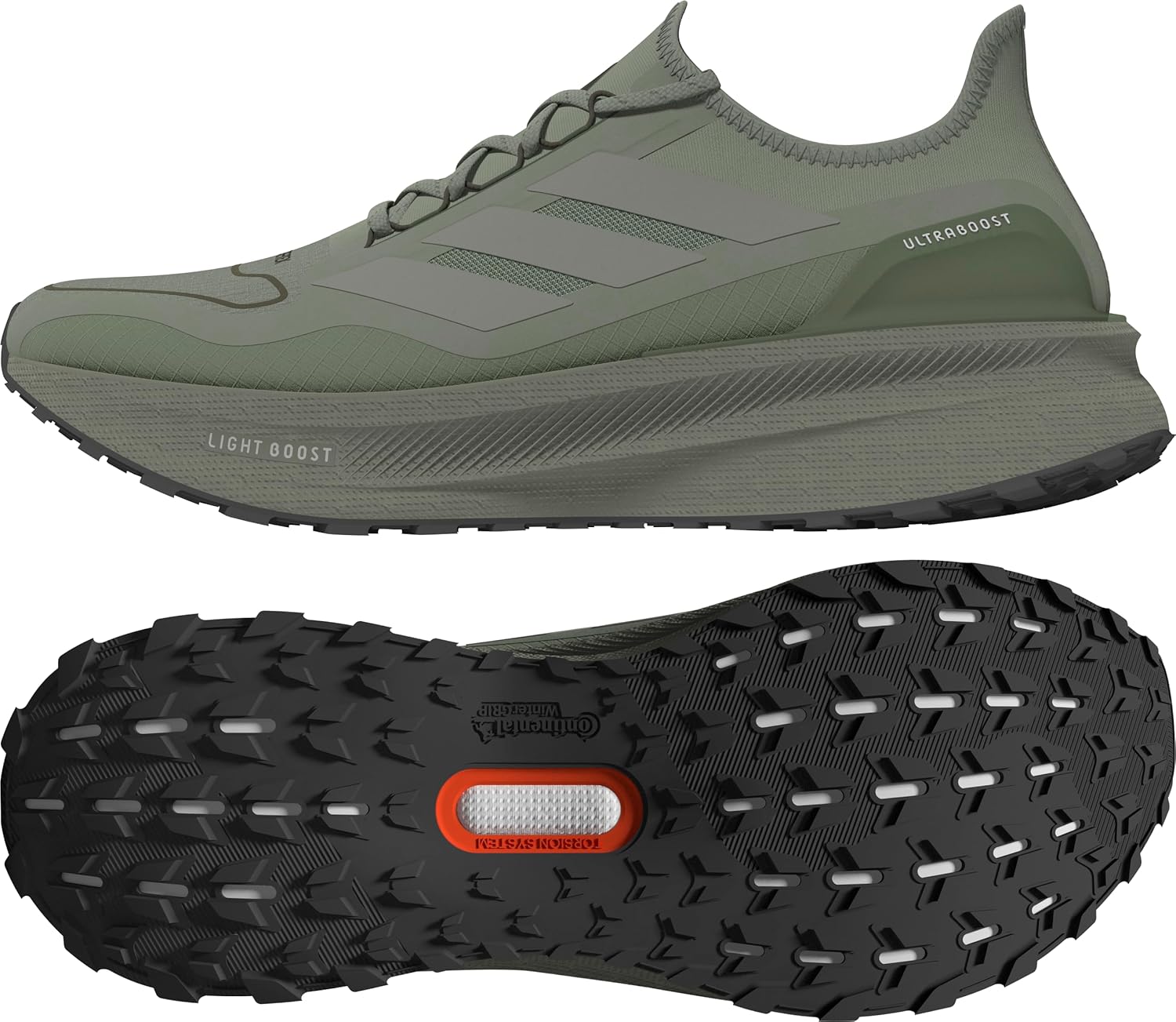 adidas Womens Ultraboost Ultra Boost 5 GTX Running Sneakers Shoes – White