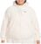 Nike Therma-FIT One Women’s Oversized Full-Zip Fleece Hoodie (Plus Size) Pale Ivory/Black FB5640-110 SIZE XL