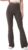 YEOREO Women’s Mini Flared Workout High Waist No Front Seam Yoga Legging Pants