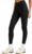 Sogetdo Crossover Butt Lifting Leggings for Women Tummy Control Buttery Soft Workout Gym Yoga Pants