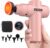 AERLANG Mothers Day Gifts for Mom Massage Gun with Heat Mini Massager Muscle Massager Back Massager for Pain Relief Deep Tissue Body Massager Handheld Massager with a Carrying Case Pink
