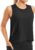 JOYSPELS Ice Silk Crop Workout Tank Tops for Women Cool-Dry Sleeveless Loose Fit Yoga Shirts