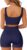 QINSEN Workout Sets for Women 2 Piece Seamless Ribbed Crop Tank High Waist Shorts Yoga Outfits