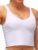 Dragon Fit Sports Bra for Women Longline Padded Bra Yoga Crop Tank Tops Fitness Workout Running Top