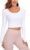 CRZ YOGA Butterluxe Long Sleeve Crop Tops for Women Slim Fit Workout Shirts Cropped Athletic Gym T-Shirts