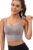 Everrysea Sports Bras for Women High Support Longline Workout Tank Tops Built in Bra Strappy Yoga Padded Crop Top
