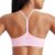 CRZ YOGA Butterluxe Y Back Sports Bras for Women – Padded Racerback Low Impact Spaghetti Thin Strap Workout Yoga Top