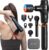 NAPRE 3-in-1 Mini Massage Gun with Heat and Cold,Deep Tissue Back Massage with Detachable Handle for Neck/Body Pain Relief,Portable Handheld Percussion Muscle Massager,Small & Quiet,5 Heads,with Case
