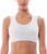 SYROKAN Sports Bras for Women High Support Mesh Full Coverage Racerback Wireless No Bounce Running Bras