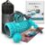 321 STRONG Foam Roller Set with: Hollow Core Roller, Muscle Roller Stick, Stretching Strap, Spikey Ball, Quick Start Guide, Carry Bag, and 4K eBook