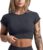 Gymreapers Short Sleeve Workout Tops for Women – Crop Tops for Women Tee – Yoga Athletic Tops for Running, Gym, & Training